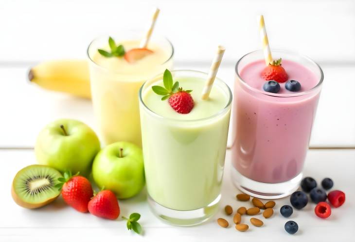 FruitInfused Milkshakes Cool and Creamy Treats